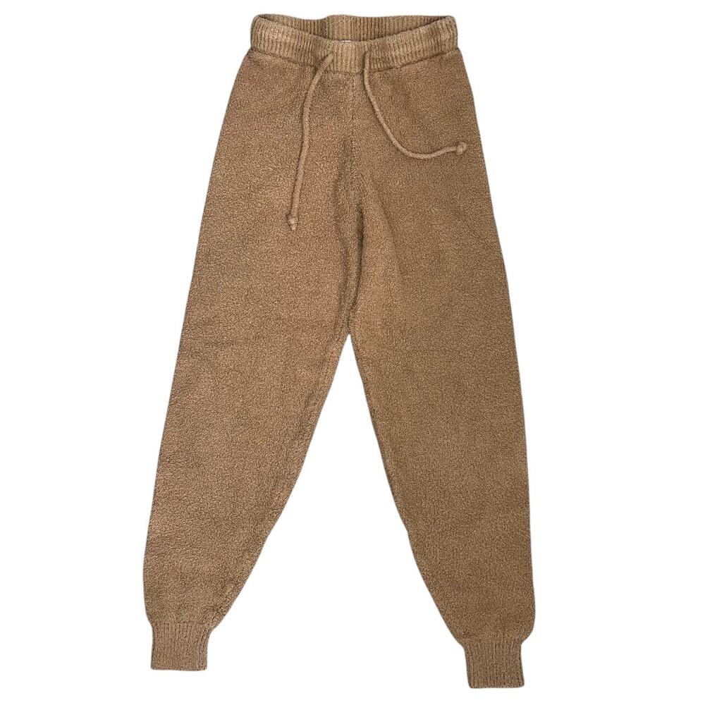 Reformation the monte brown jogger pants loungewear cozy cotton xs Athliesure